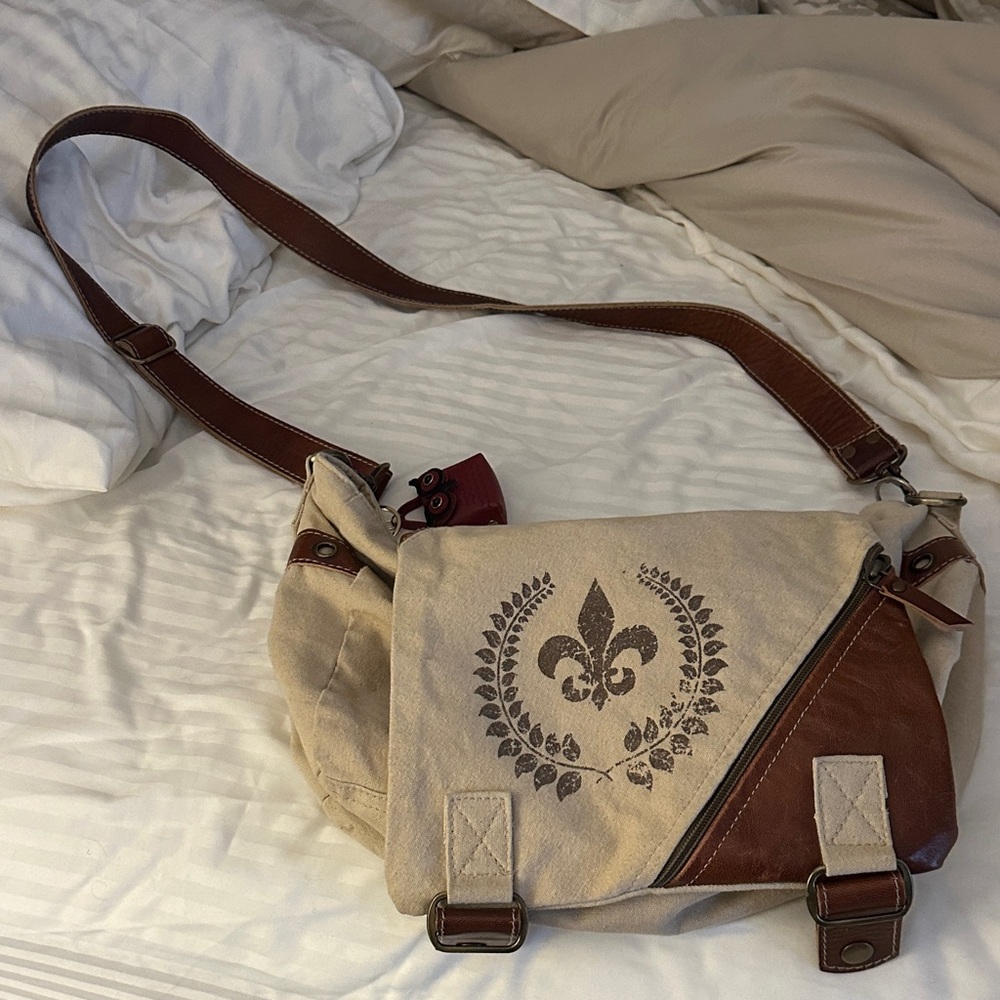 Target Tan and Brown Hobo Bag